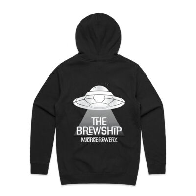 Mens Brewship Logo Hoodie - Mens Stencil Hood Thumbnail