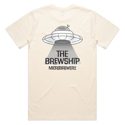 Men's Brewship Logo Tee (white) - Mens Classic Tee Thumbnail
