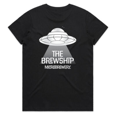 Women's Brewship Logo Tee (Black) - Womens Maple Tee Thumbnail